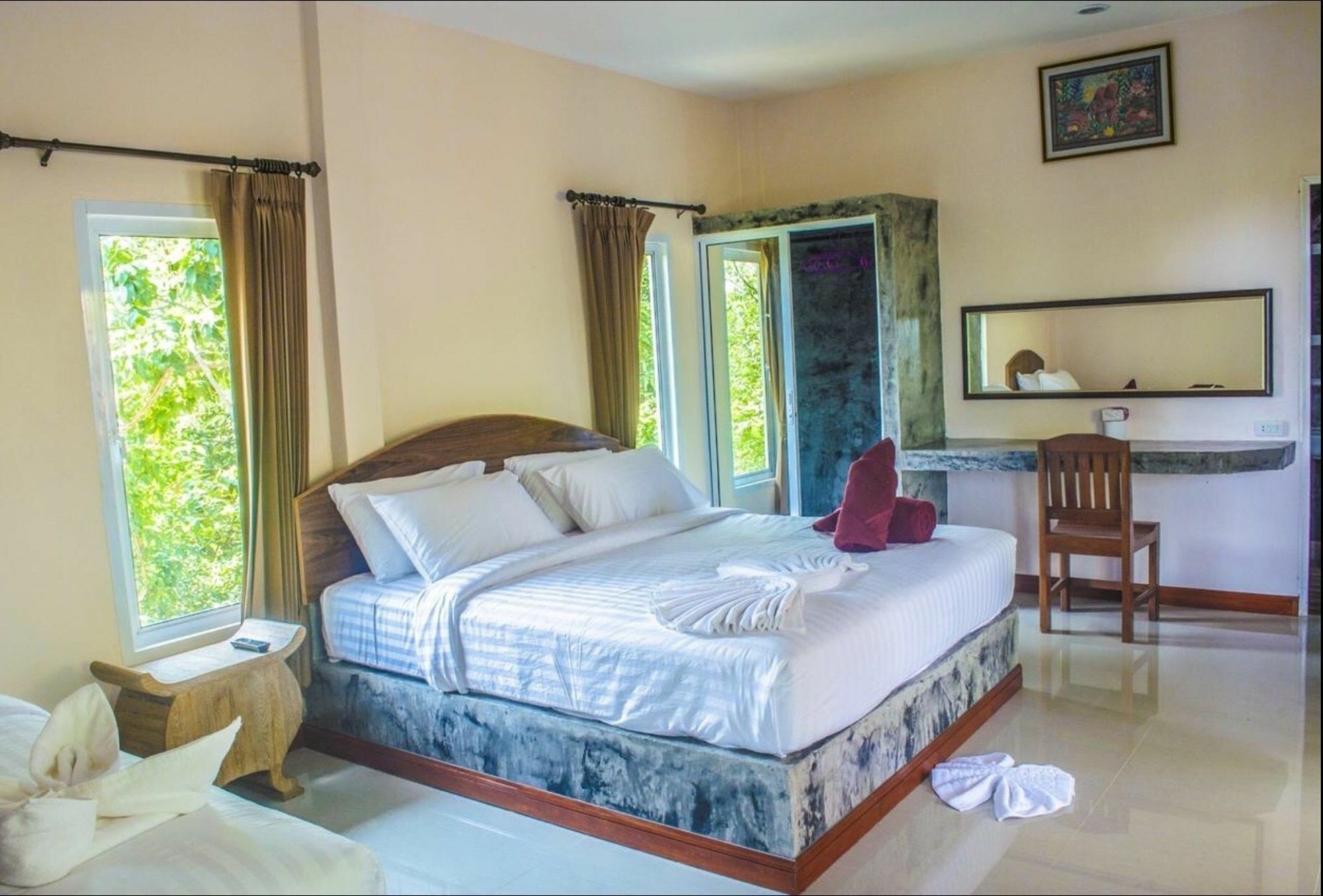 The Fisherman'S Chalet Natien Beach  Экстерьер фото