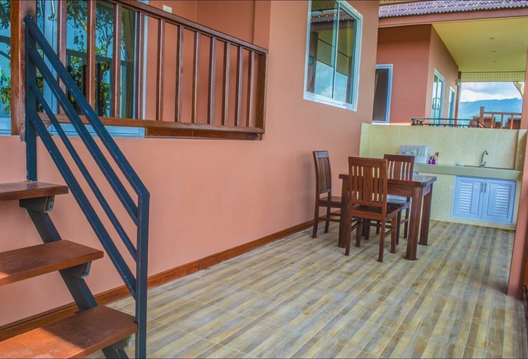 The Fisherman'S Chalet Natien Beach  Экстерьер фото